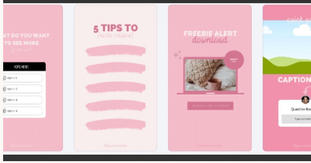Engagement Stories preview from Pretty & Paid PLR Vault™